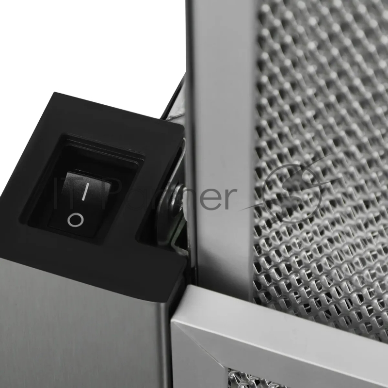 Вытяжка встраиваемая Hyundai HBH 6230 IX нержавеющая сталь управление: кнопочное (1 мотор)