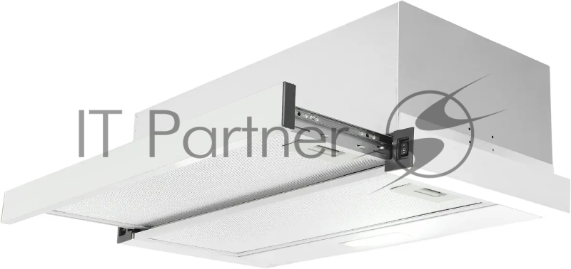 Вытяжка встраиваемая Hyundai HBH 6230 W белый управление: кнопочное (1 мотор)