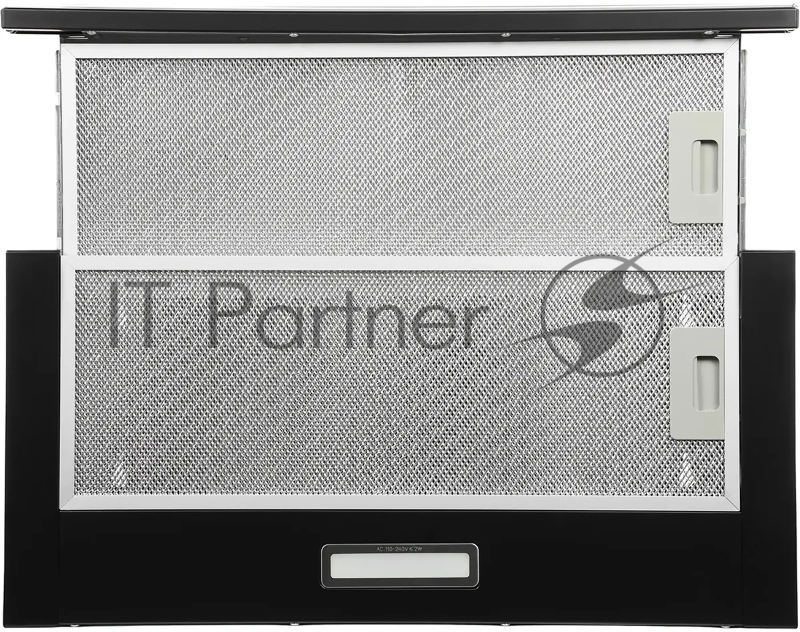 Вытяжка встраиваемая Hyundai HBH 6235 BG черный управление: кнопочное (2 мотора)