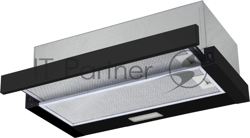 Вытяжка встраиваемая Hyundai HBH 6235 BG черный управление: кнопочное (2 мотора)