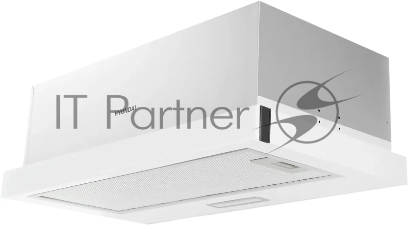 Вытяжка встраиваемая Hyundai HBH 6235 WG белый управление: кнопочное (2 мотора)
