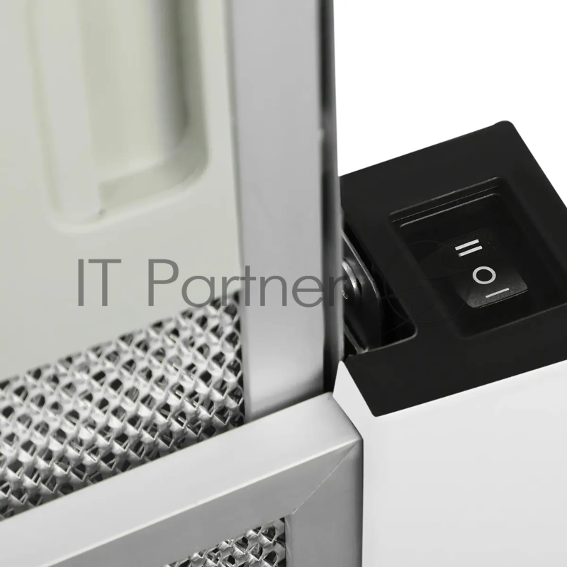 Вытяжка встраиваемая Hyundai HBH 6235 WG белый управление: кнопочное (2 мотора)