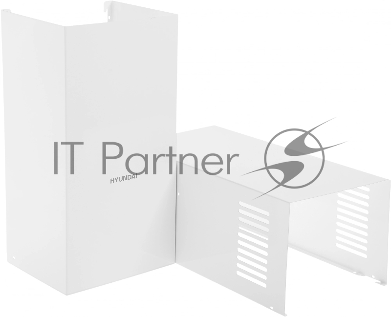 Вытяжка каминная Hyundai HGH 6830 WG белый управление: кнопочное (1 мотор)