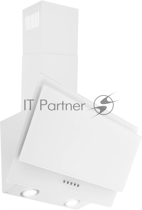 Вытяжка каминная Hyundai HGH 6830 WG белый управление: кнопочное (1 мотор)