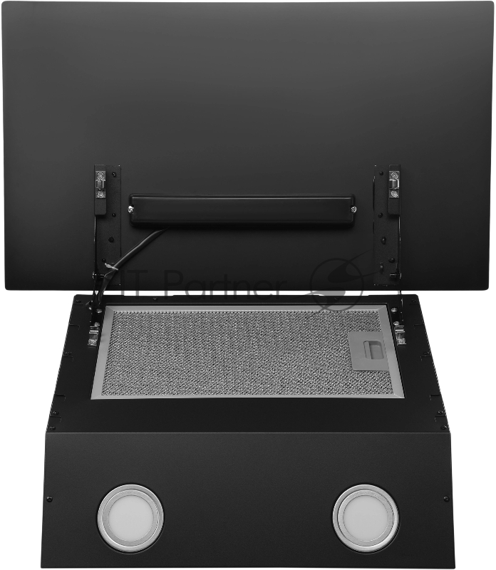 Вытяжка каминная Hyundai HGH 6840 BG черный управление: сенсорное (2 мотора)