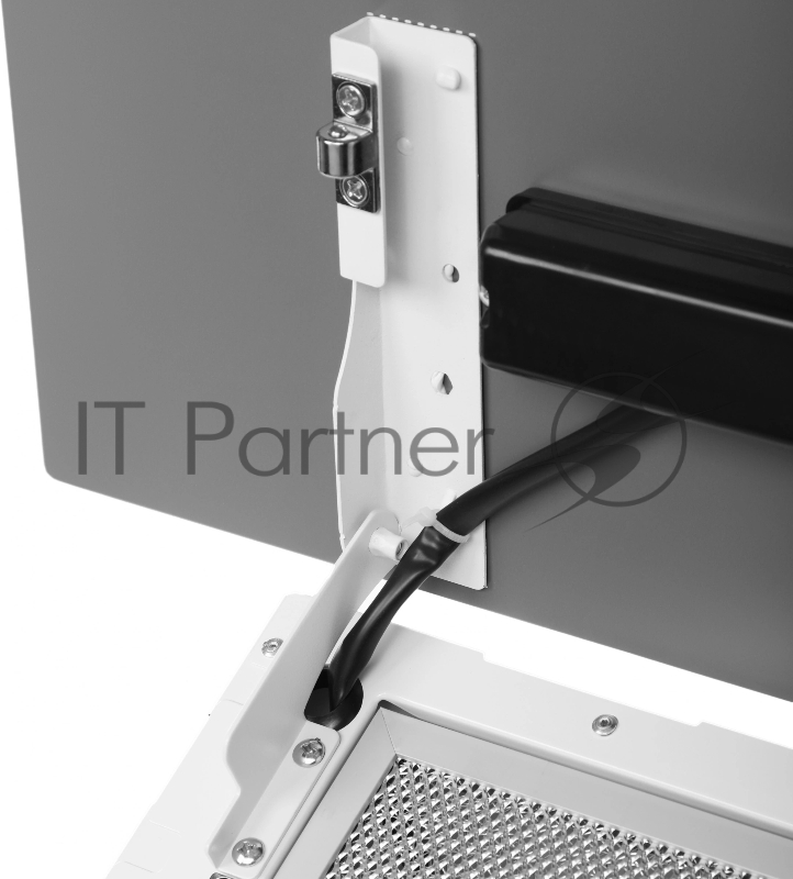 Вытяжка каминная Hyundai HGH 6840 WG белый управление: сенсорное (2 мотора)