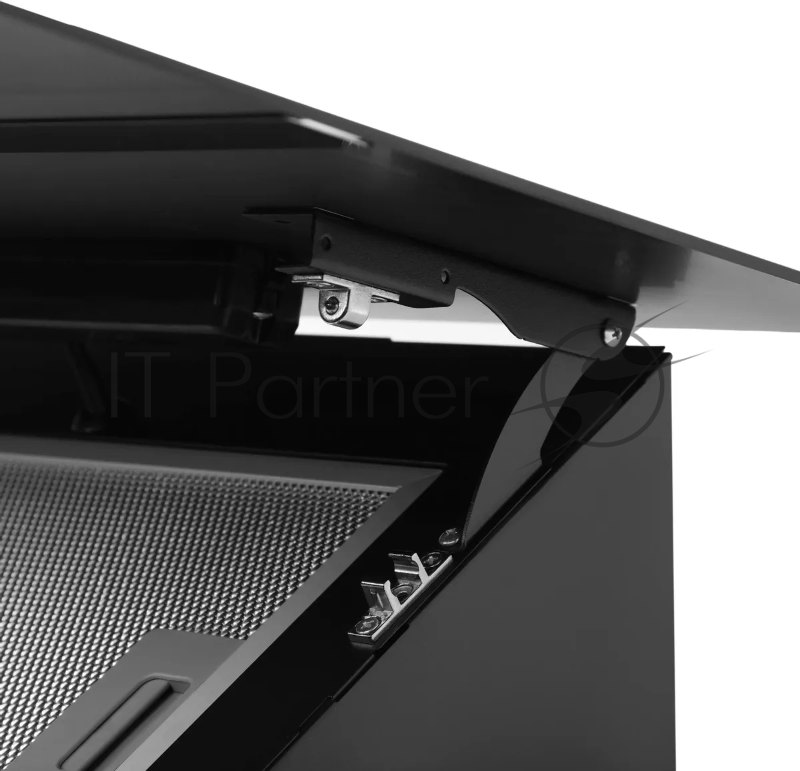 Вытяжка каминная Hyundai HGH 6846 IX черный управление: сенсорное (2 мотора)