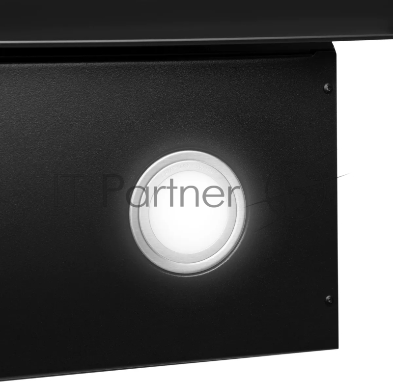 Вытяжка каминная Hyundai HGH 6846 IX черный управление: сенсорное (2 мотора)