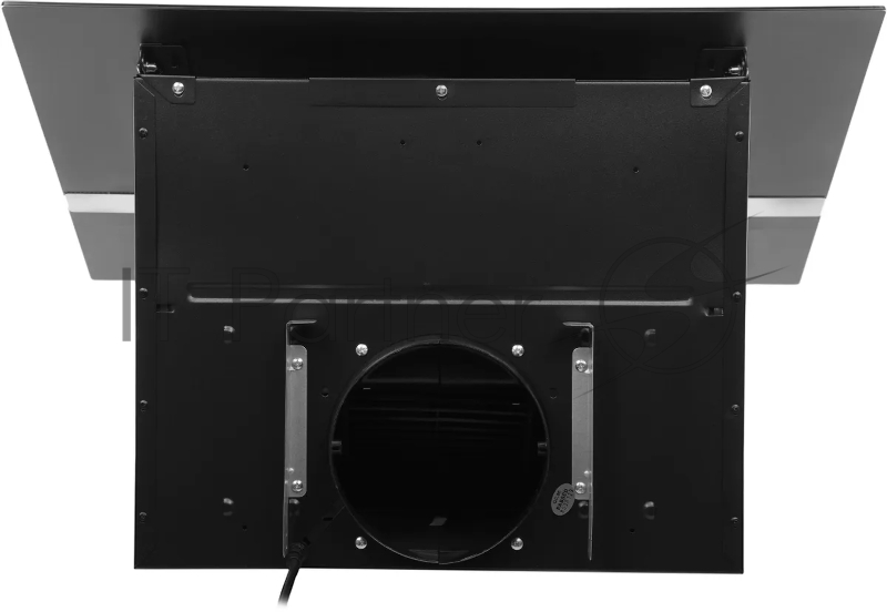 Вытяжка каминная Hyundai HGH 6846 IX черный управление: сенсорное (2 мотора)