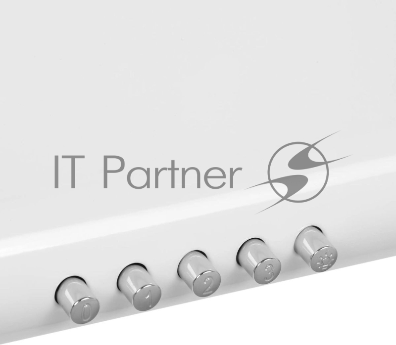 Вытяжка козырьковая Hyundai HFH 6130 W белый управление: кнопочное (1 мотор)