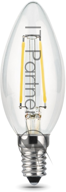 Лампа филам. Gauss 11Вт цок.:E14 свеча 220B 4100K св.свеч.бел.нейт. C37 (упак.:10шт) (103801211)