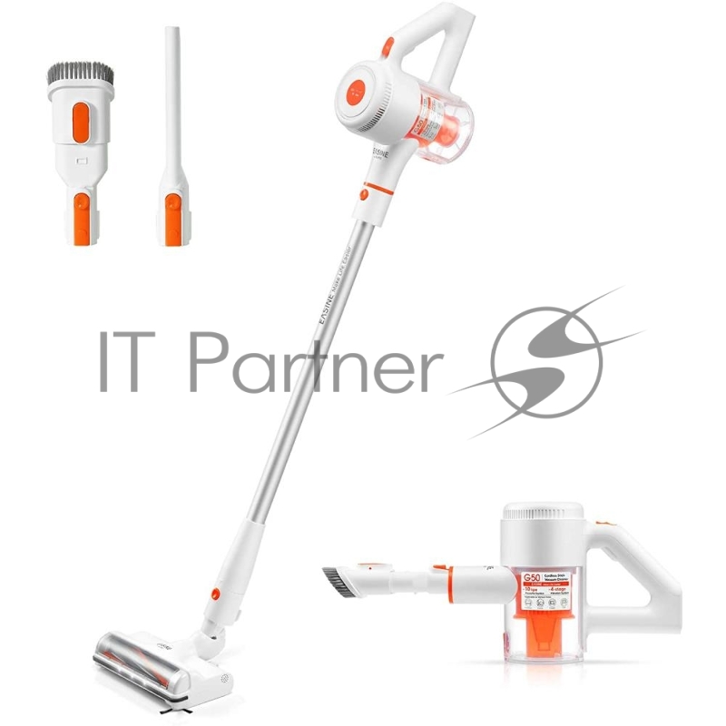 Пылесос ILIFE G50 ручной/моющий/беспроводный Capacity 0.65 л белый Weight 2 кг G50