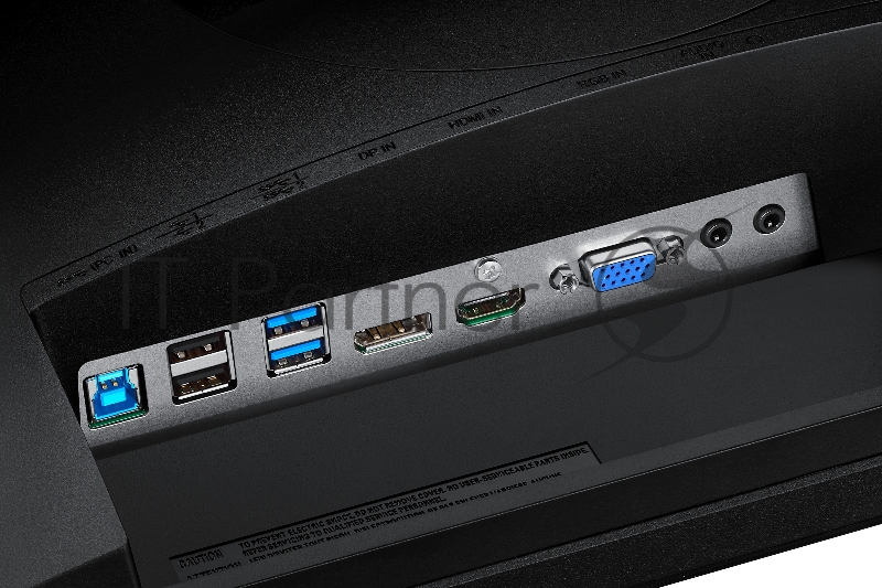 МОНИТОР 23.8 Samsung S24R650FDIBlack/Gray(LED, Wide, 1920x1080, 5ms, 178°/178°, 250 cd/m, 1000:1, +DP, +НDMI, USB 3.0 x