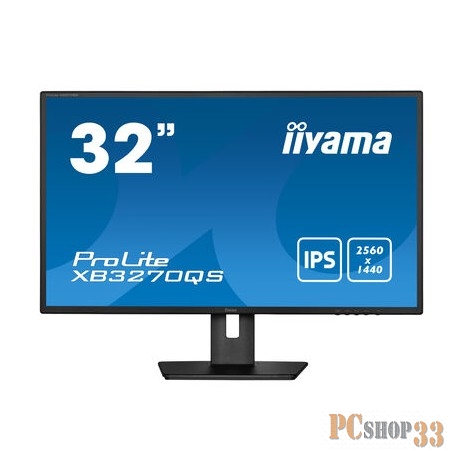 Монитор LCD 31.5 16:9 2560х1440(WQHD) IPS, nonGLARE, 300cd/m2, H178°/V178°, 1200:1, 80M:1, 1.07B Color, 4ms, HDMI, DP, Height adj, Tilt, Speakers, Audio out, 3Y, Black