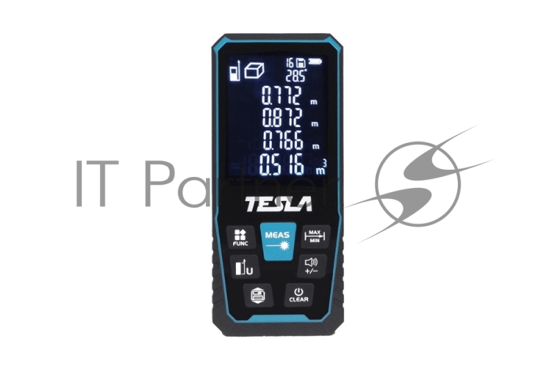 Дальномер лазерный TESLA DL50 дальность 50 метров, точность ±2мм