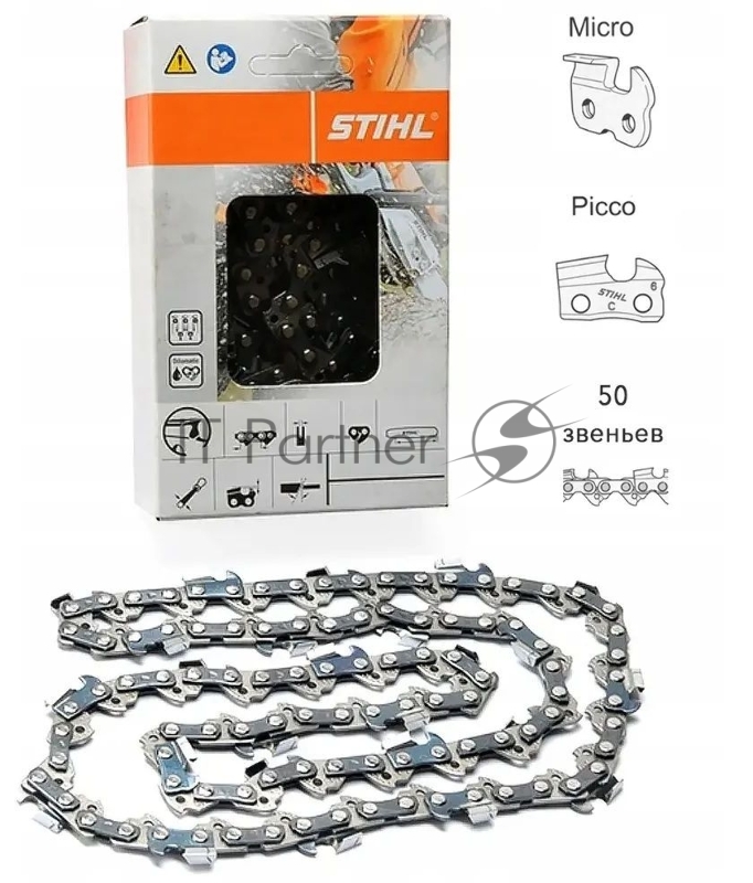 Цепь для цепных пил Stihl 36100060050 3/8 50звен.