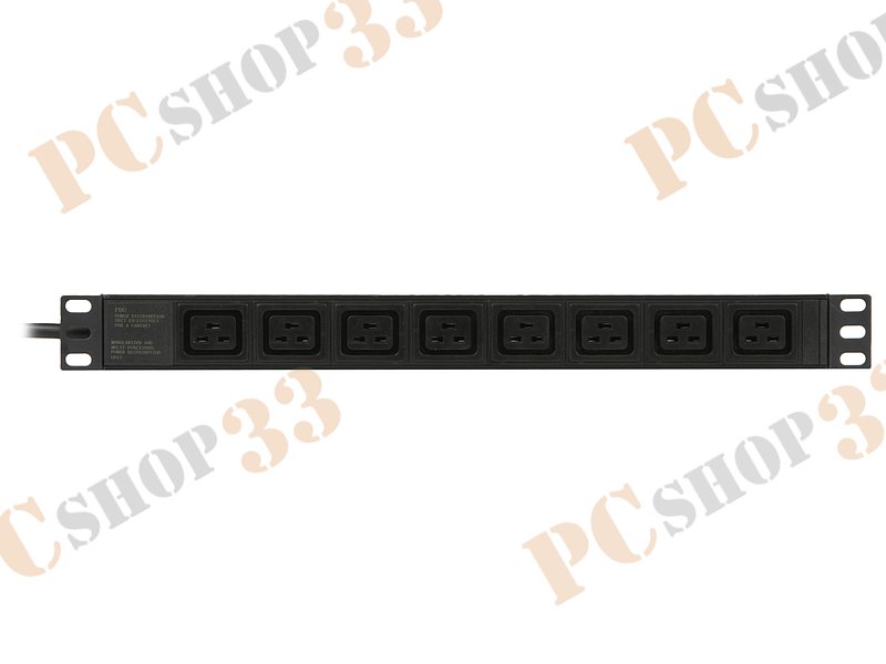 Серв. аксессуар - блок розеток для 19 шкафа CrownMicro CMPDU-03