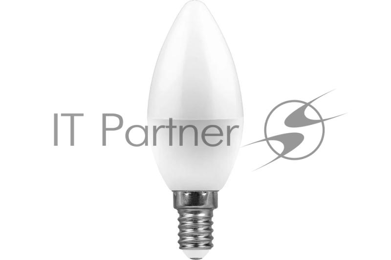 Лампа светодиодная LB-97 (7W) 230V E14 6400K свеча | 25477 | FERON
