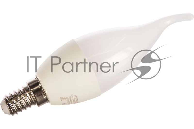 Лампа светодиодная LED 7вт Е14 белый матовая свеча на ветру