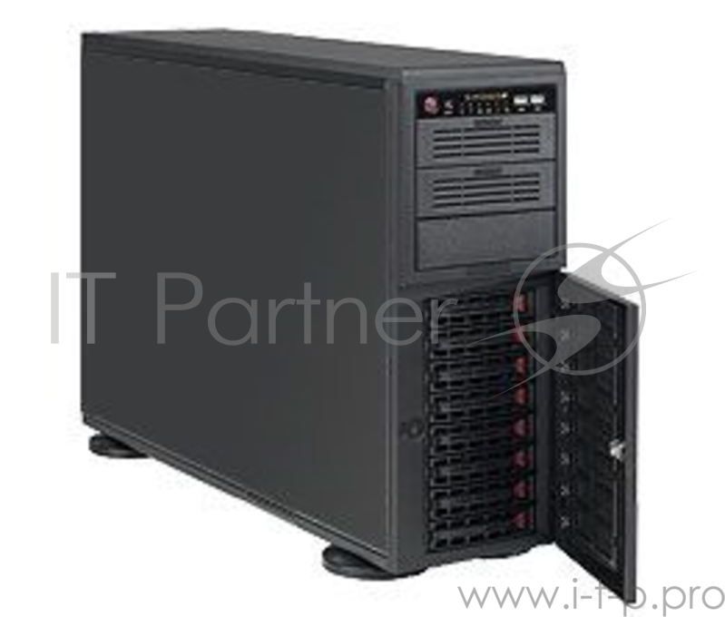 Серв. корпус 4U/Tower 19 RM Supermicro CSE-743TQ-1200B-SQ, E-ATX, черный (1200Вт)