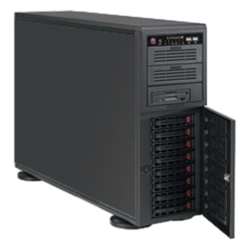 Серв. корпус 4U/Tower 19 RM Supermicro CSE-743TQ-1200B-SQ, E-ATX, черный (1200Вт)