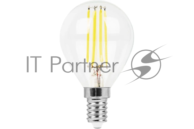 Лампа светодиодная LED 11вт Е14 теплый шар FILAMENT