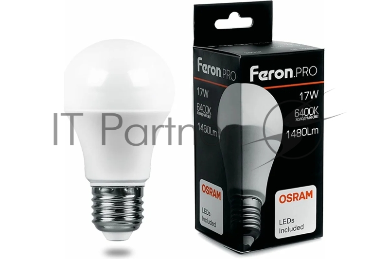 Лампа светодиодная LED 17вт Е27 дневной Feron.PRO