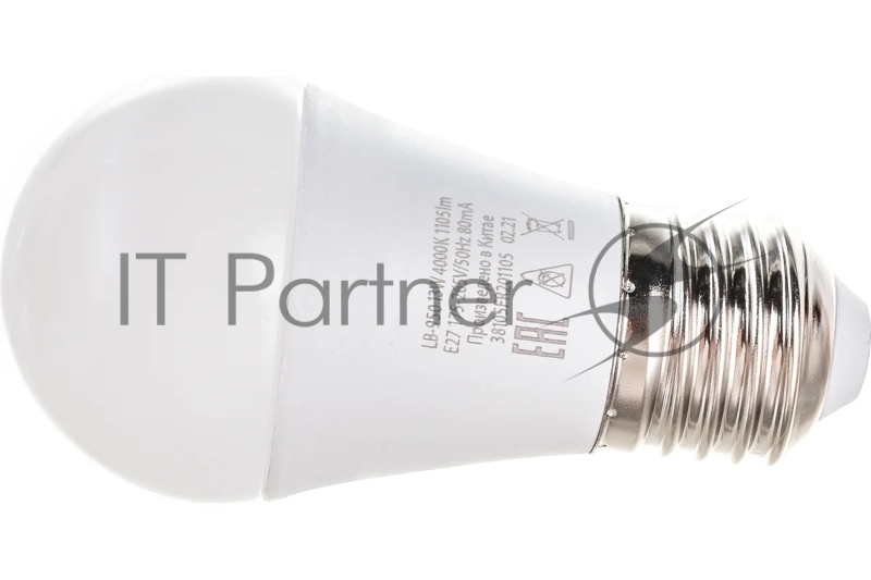 Лампа светодиодная LED 13вт Е27 белый матовый шар