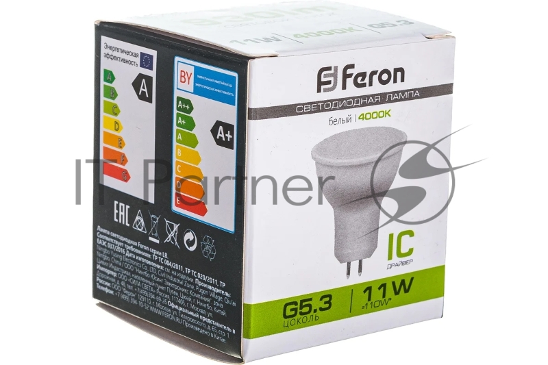 Лампа светодиодная LED 11вт 230в G5.3 белый