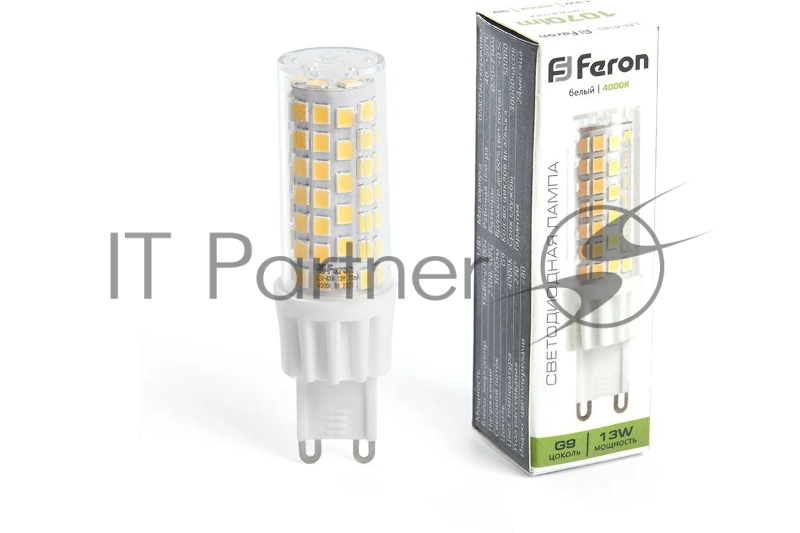 Лампа светодиодная LED 13вт 230в G9 белый капсульная