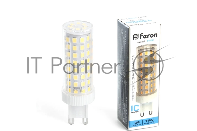 Лампа светодиодная LED 15вт 230в G9 дневной капсульная