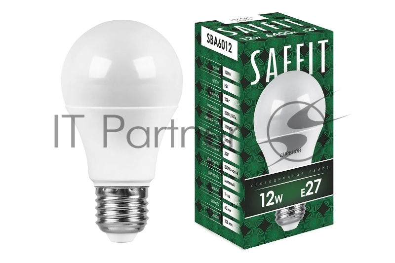 Лампа светодиодная LED 12вт Е27 дневной