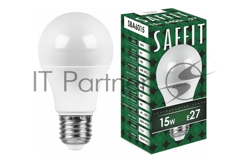 Лампа светодиодная LED 15вт Е27 дневной