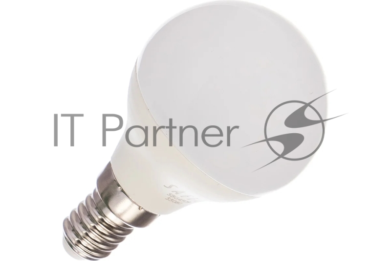 Лампа светодиодная LED 9вт Е14 теплый матовый шар