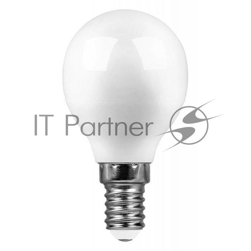 Лампа светодиодная LED 13вт Е14 теплый матовый шар