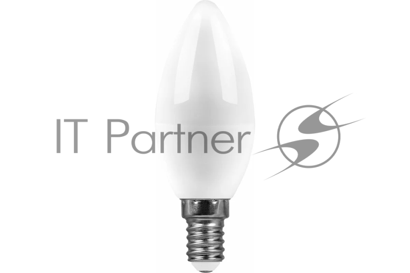 Лампа светодиодная LED 9вт E14 дневной матовая свеча