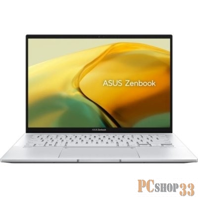 Ноутбук Asus Zenbook 14 UX3402VA-KP309 Core i5 1340P 16Gb SSD512Gb Intel Iris Xe graphics 14 IPS WQXGA (2560x1600) noOS silver WiFi BT Cam (90NB10G6-M00FF0)