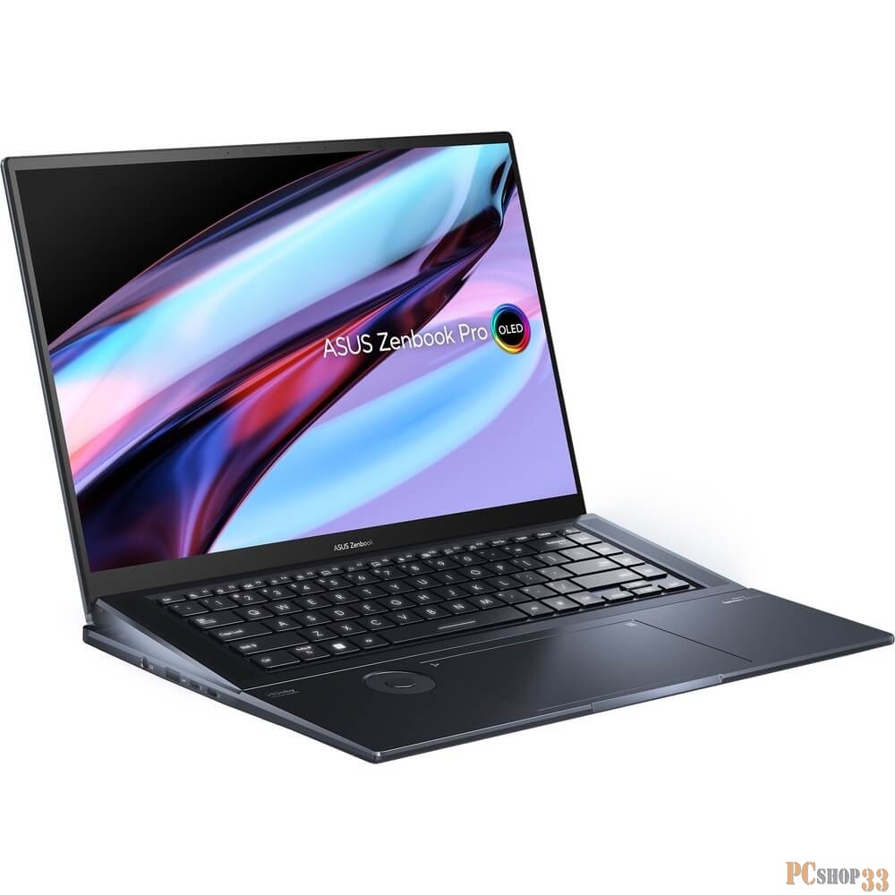 Ноутбук Asus Zenbook Pro 16X OLED UX7602VI-MY034X Core i9 13900H 32Gb SSD2Tb NVIDIA GeForce RTX4070 8Gb 16 OLED Touch 3.2K (3200x2000) Windows 11 Pro black WiFi BT Cam (90NB10K1-M001F0)