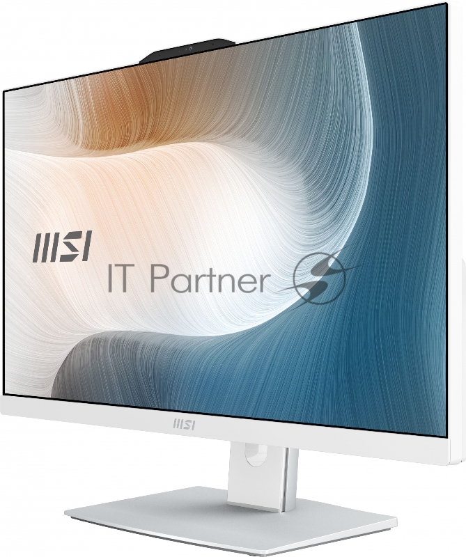 Моноблок MSI Modern AM242P 12M-617XRU 23.8 Full HD i7 1260P (2.1) 16Gb SSD512Gb Iris Xe noOS GbitEth WiFi BT 120W клавиатура мышь Cam белый 1920x1080