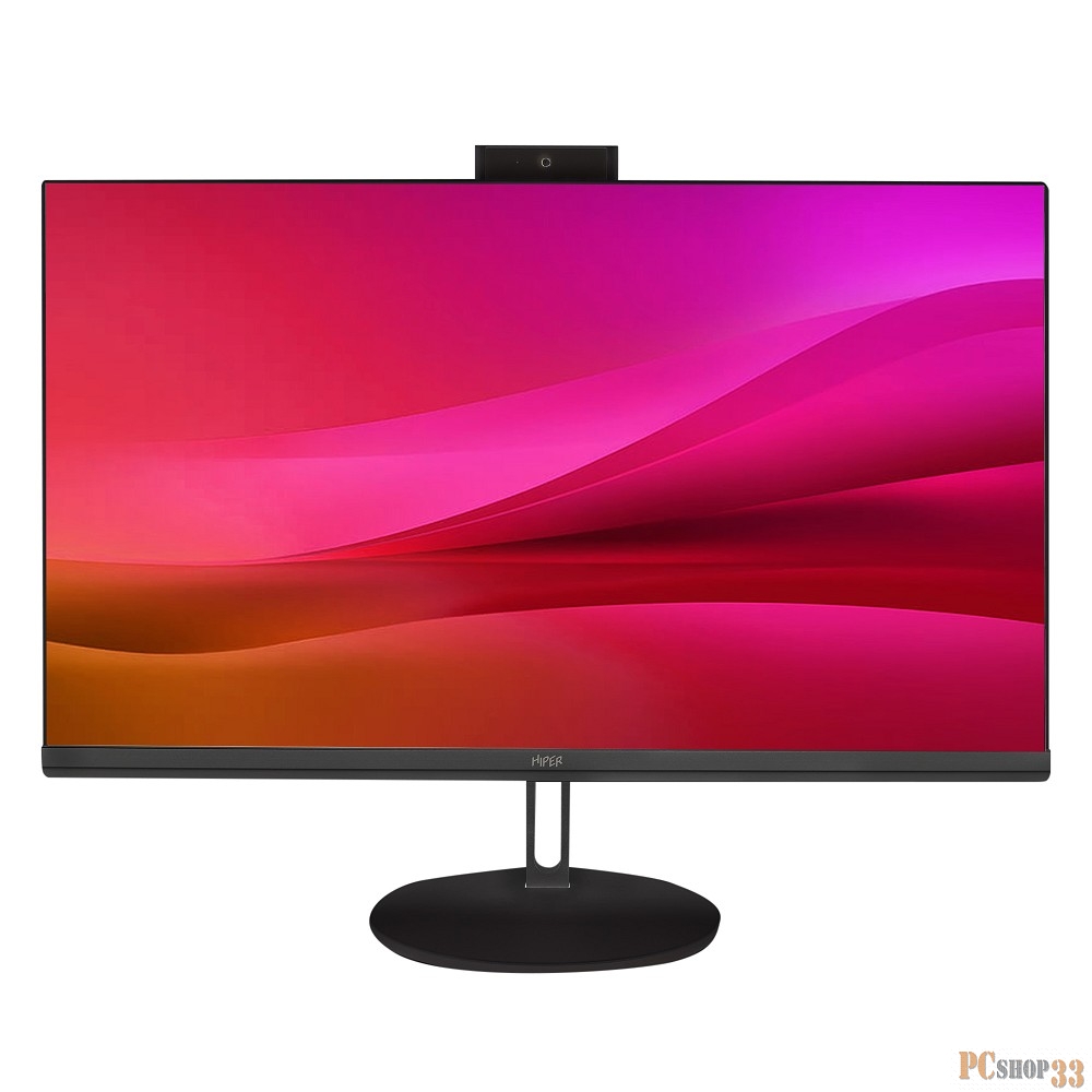 Моноблок Hiper V10 23.8 Full HD i5 10400 (2.9) 8Gb SSD512Gb UHDG 630 noOS GbitEth WiFi BT 120W Cam черный 1920x1080