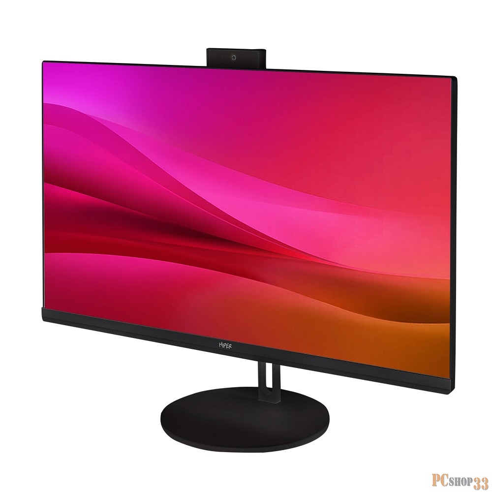 Моноблок Hiper V10 23.8 Full HD i5 10400 (2.9) 8Gb SSD512Gb UHDG 630 noOS GbitEth WiFi BT 120W Cam черный 1920x1080