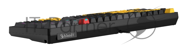 Клавиатура A4Tech Bloody S98 механическая желтый/серый USB for gamer LED (SPORTS LIME)