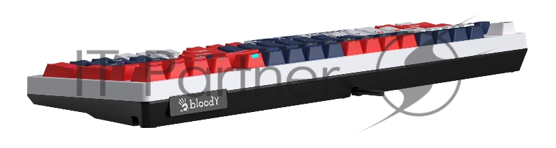 Клавиатура A4Tech Bloody S98 механическая синий/белый USB for gamer LED (SPORTS NAVY)