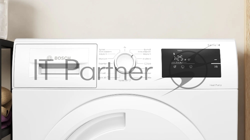 Сушильная машина Bosch WTH830L5SN пан.англ. кл.энер.:A+ макс.загр.:7кг белый