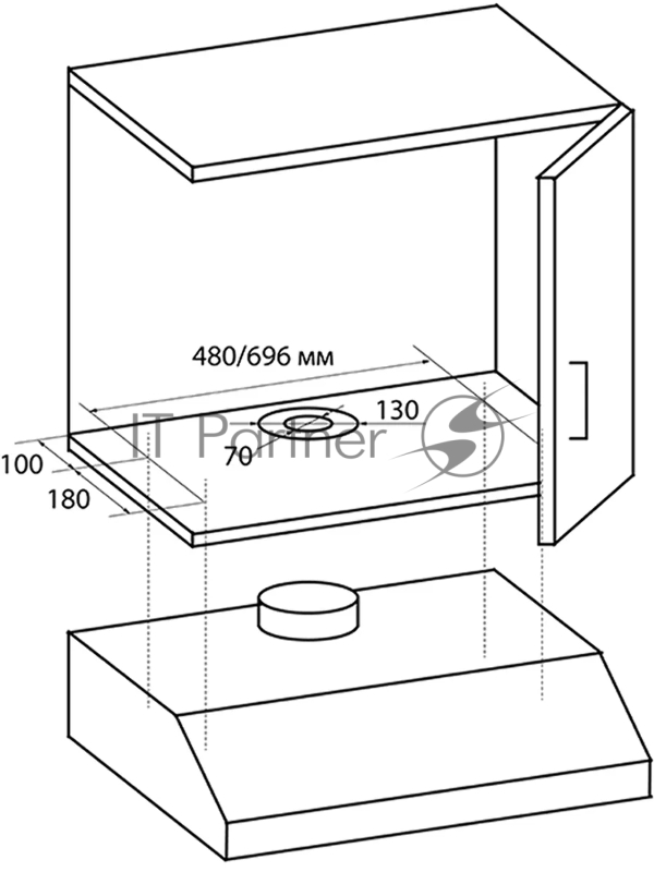 Вытяжка NORDFROST AS 6040 Y