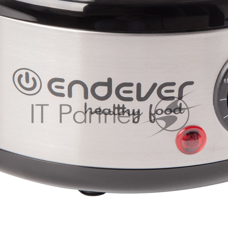 Пароварка Endever Vita-165, черный/стальной