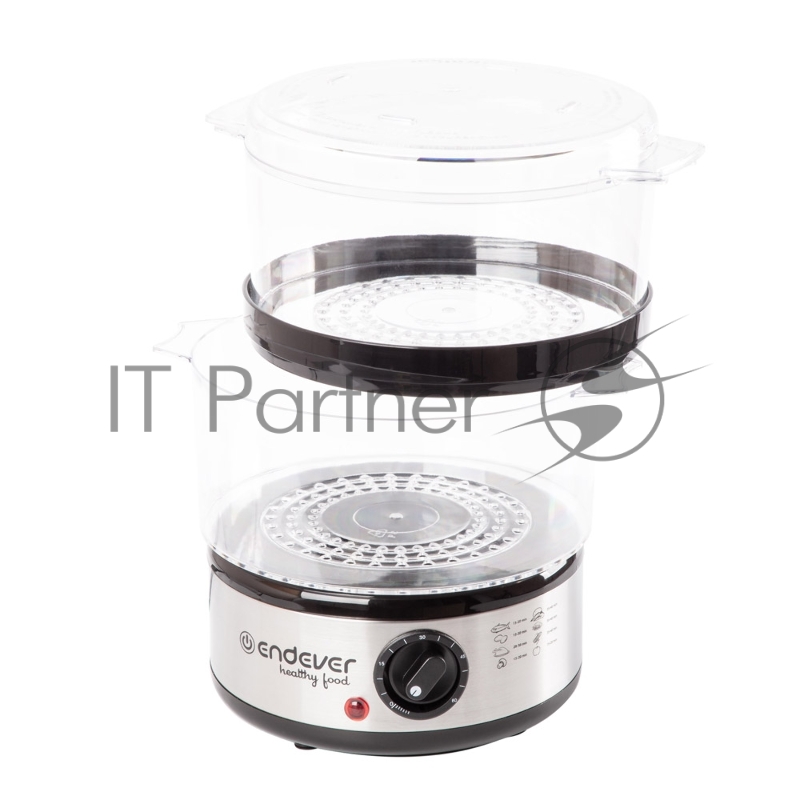 Пароварка Endever Vita-165, черный/стальной