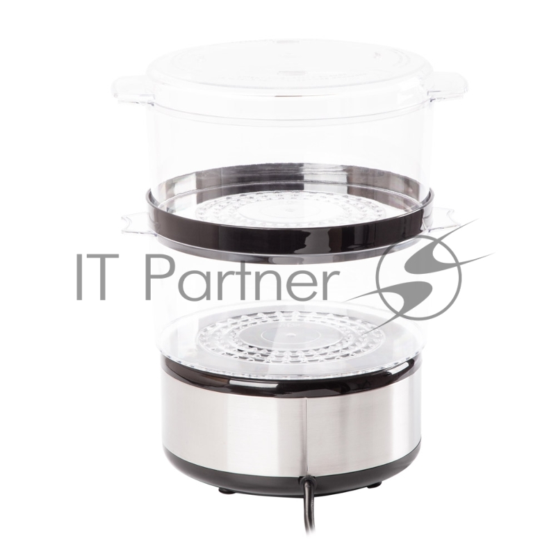 Пароварка Endever Vita-165, черный/стальной