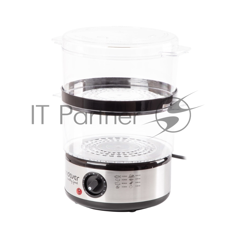 Пароварка Endever Vita-165, черный/стальной