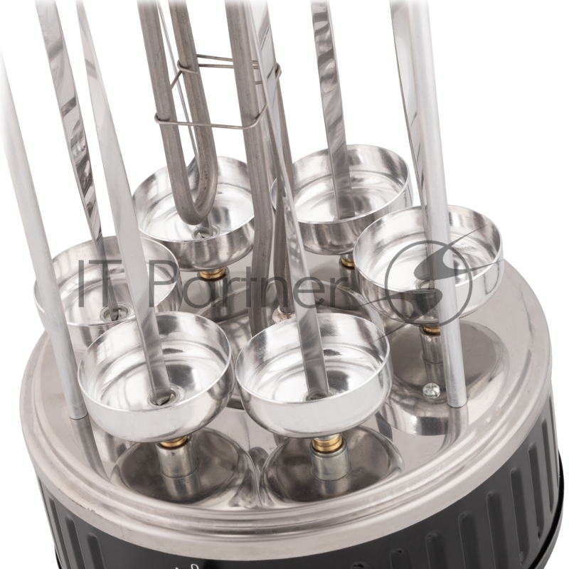 Электрическая шашлычница ENDEVER Grillmaster 295, серебристый/черный